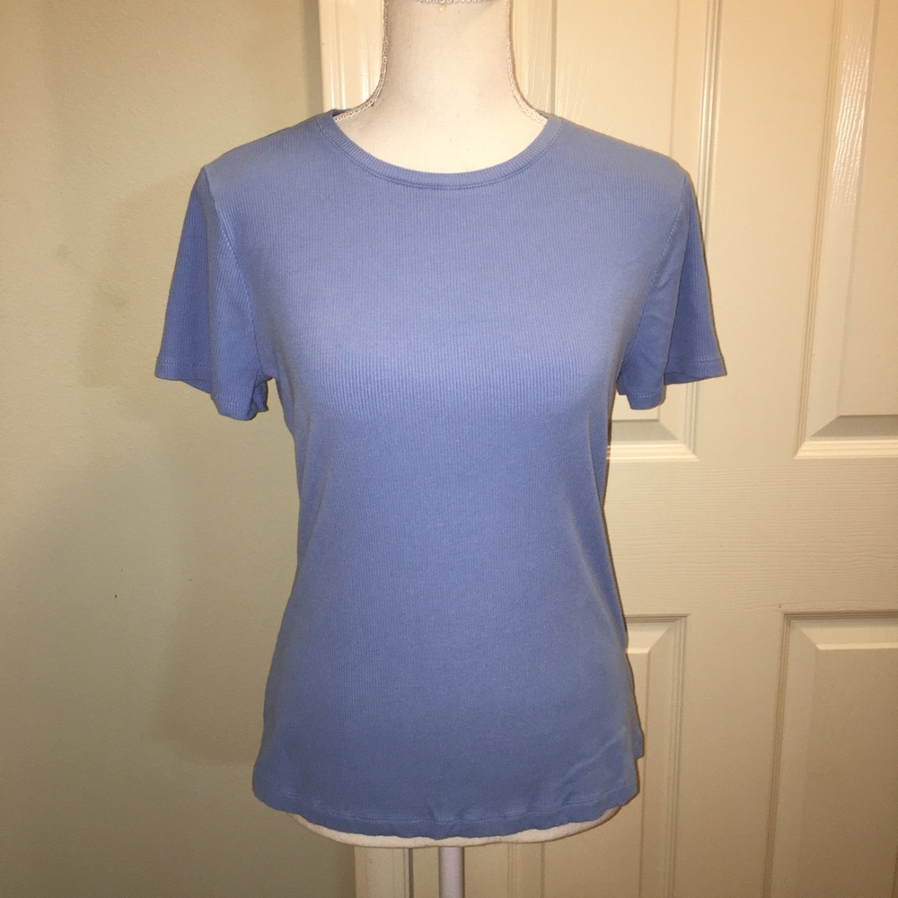 NINE WEST Ribbed Tee
